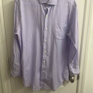 Peter Millar Men's Gingham Cotton Shirt